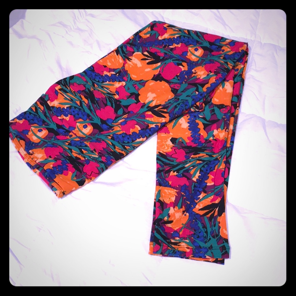 Flower LulaRoe TC leggings
